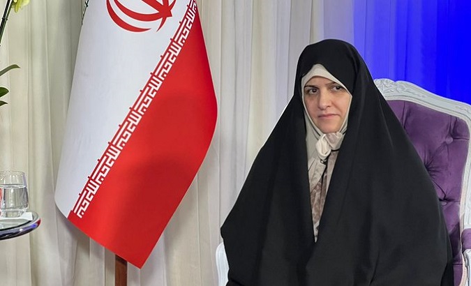 Iran's First Lady Jamileh Alamolhoda, June 13, 2023.