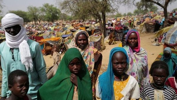 Displaced people in Sudan. Jun. 16, 2023.