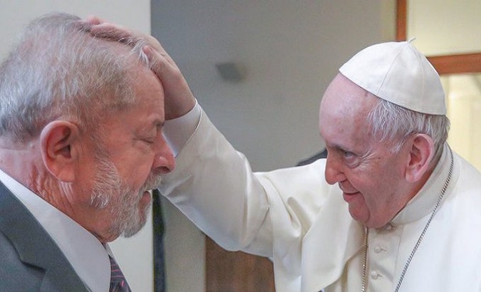 Lula da Silva will meet with the Supreme Pontiff of the Catholic Church, Pope Francis, on Wednesday at the Vatican. Jun. 20, 2023.