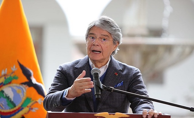 President of Ecuador, Guillermo Lasso. Jun. 20, 2023.