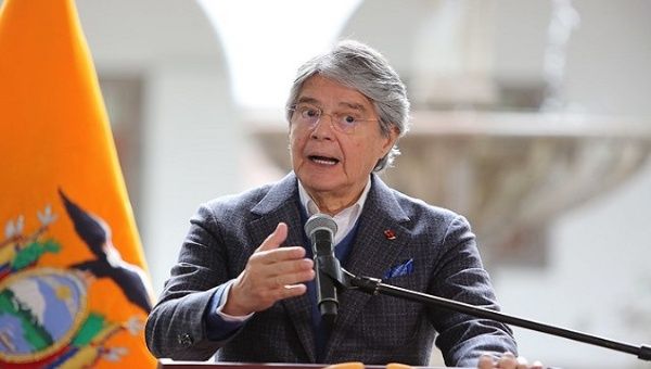 President of Ecuador, Guillermo Lasso. Jun. 20, 2023. 