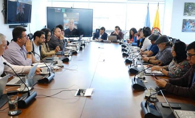 Colombian Government and ELN guerrilla negotiators, June 20, 2023.