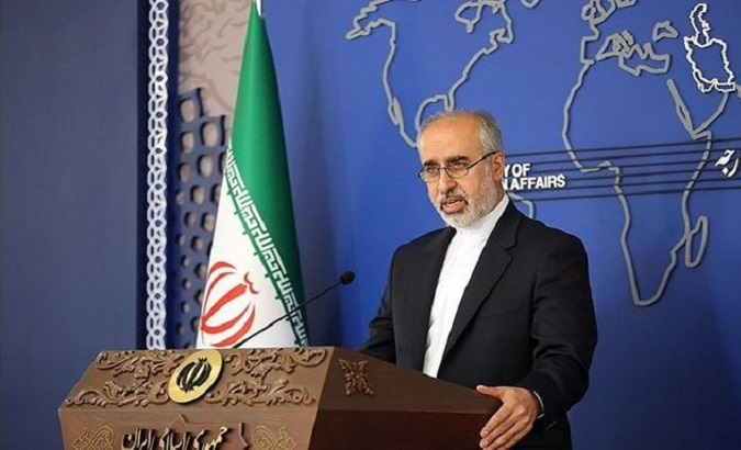 Iranian Foreign Ministry Spokesman Nasser Kanaani, June 26, 2023.