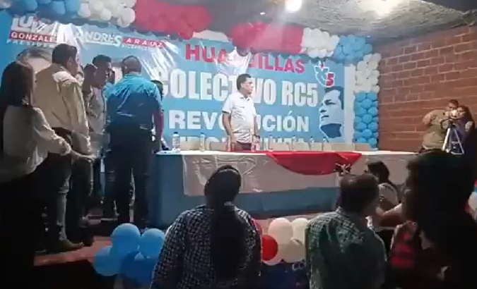 Citizen Revolution headquarters in Huaquillas, Ecuadro, June 27, 2023.