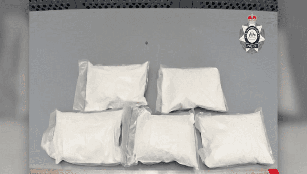 Methylamphetamine seized by Aussie police. Jul. 4, 2023.