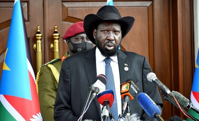 South Sudan President Salva Kiir. Jul. 5, 2023.