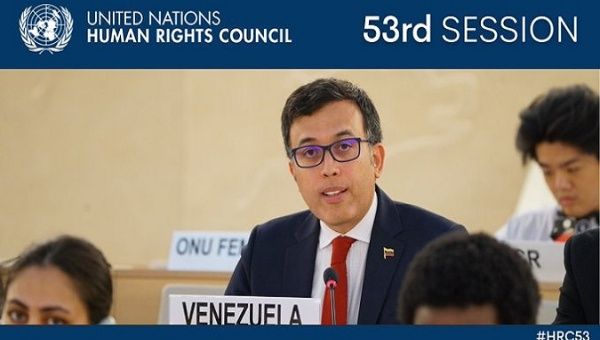 Ambassador Héctor Constant Rosales, Permanent Representative of Venezuela to the UN. Jul. 5, 2023. 