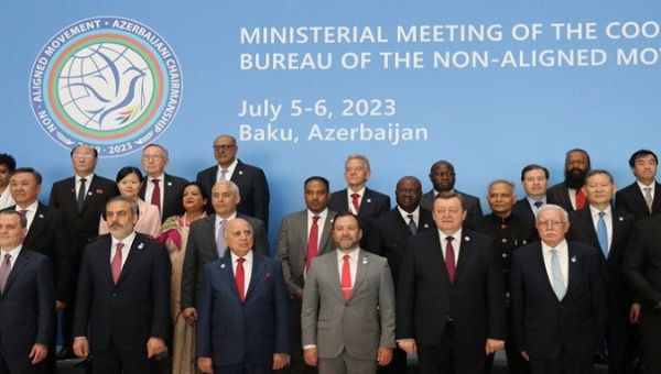  Ministerial meeting held in Azerbaijan. Jul. 5, 2023. 