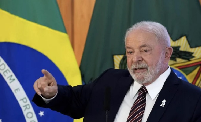 Brazilian President Lula da Silva, 2023.