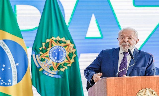 Brazilian President Luiz Inácio Lula da Silva. Aug. 4, 2023.