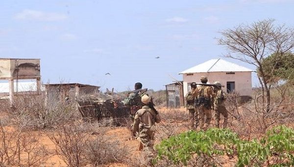 Somali Army in operations in Mukayle, Hiran region. Aug. 9, 2023. 