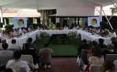 La vicepresidenta de Venezuela subrayó que la paz en Colombia significa también la paz para América Latina.