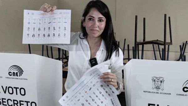 Presidential candidate Luisa Gonzalez, Aug. 20, 2023.