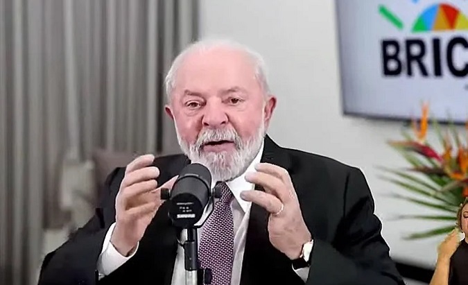 Brazilian President Lula da Silva, 2023.