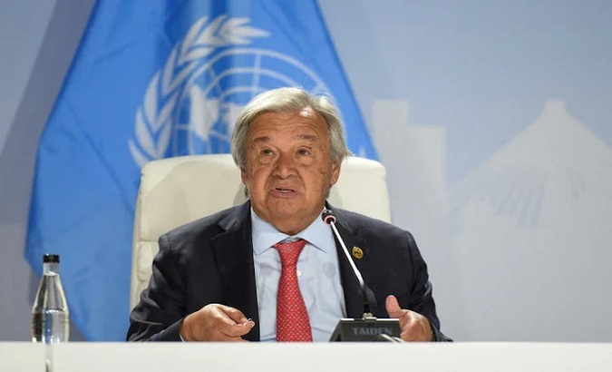 UN  Secretary General, António Guterres. Aug. 25, 2023.
