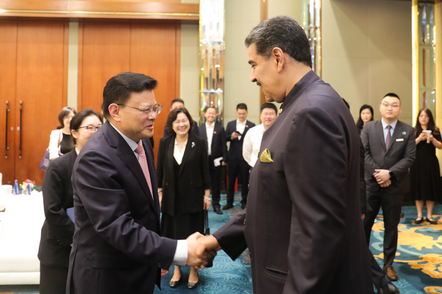 China: Venezuelan President Meets With General Secretary Of The CCP In Shenzhen