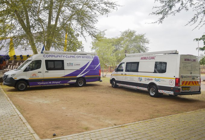 The mobile clinics will be deployed in Gaborone, Francistown, Ngamiland and Kweneng East. Sep. 30, 2023.