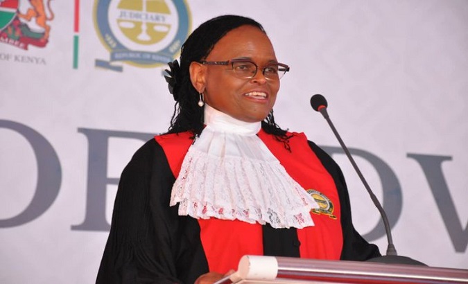 Strong enforcement of laws and the adoption of new strategies are crucial in combating the fast-evolving transnational organized crimes, said Chief Justice Martha Koome. Oct. 4, 2023.