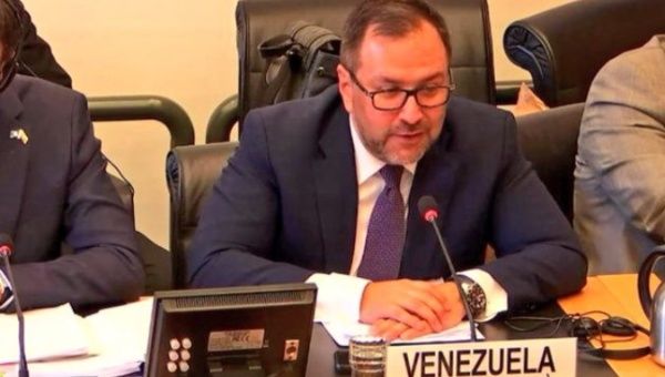 Venezuelan Foreign Affairs Minister Yvan Gil, Oct. 11, 2023.