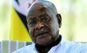 Ugandan President Yoweri Museveni. Oct. 16, 2023. 