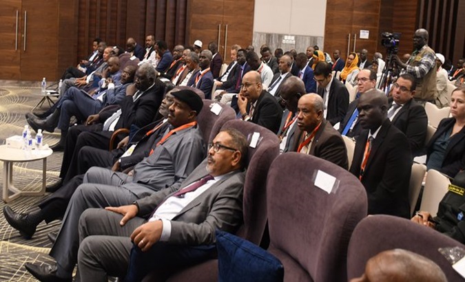 Sudanese leaders gather in Juba for a two-day consultative meeting. oct. 25, 2023.