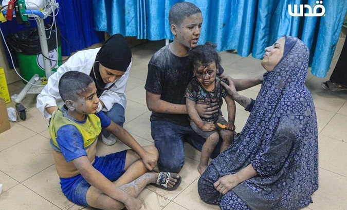 Victims of the Israeli bombing in Gaza, Nov. 3, 2023.