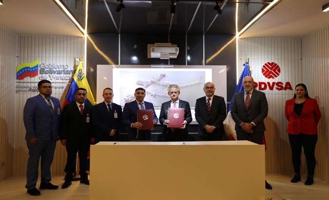 Framework agreement between Petróleos de Venezuela (PDVSA) and the French company Maurel & Prom. Nov. 8, 2023.
