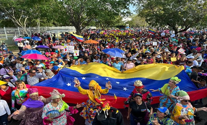The Venezuelan people ratify their support to the referendum in defense of Guayana Esequiba. Nov. 10, 2023.