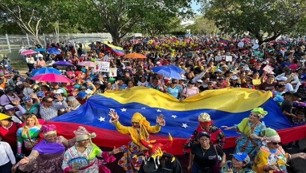The Venezuelan people ratify their support to the referendum in defense of Guayana Esequiba. Nov. 10, 2023. 