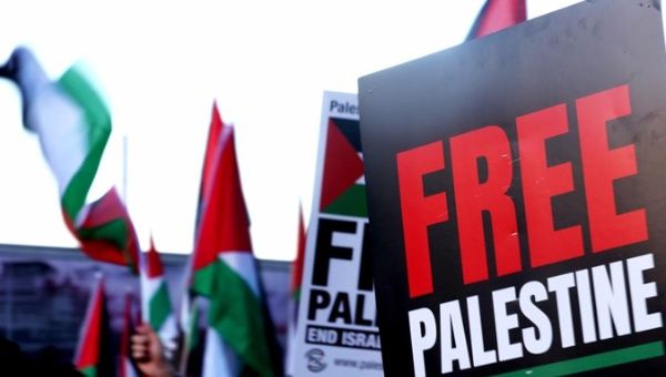 Pro-Palestinian rally in London, UK., Nov. 11, 2023.