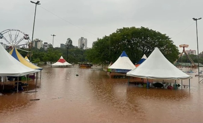 Flood in Lajeado, in the Taquari Valley, Brazil, Nov. 2023.