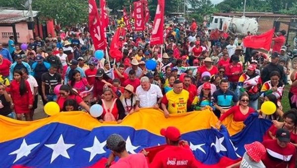 Rally of the Unified Socialist Party of Venezuela, 2023.