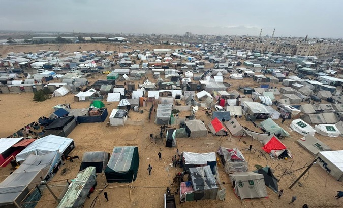 Palestinians displaced as a result of the ongoing Israeli aggression, Dec. 13, 2023.