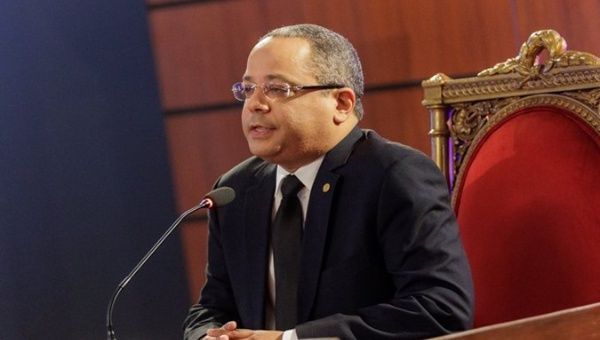 Napoleón Ricardo Estévez Lavandier is the new president of the Constitutional Tribunal of the Dominican Republic. Dec. 13, 2023. 