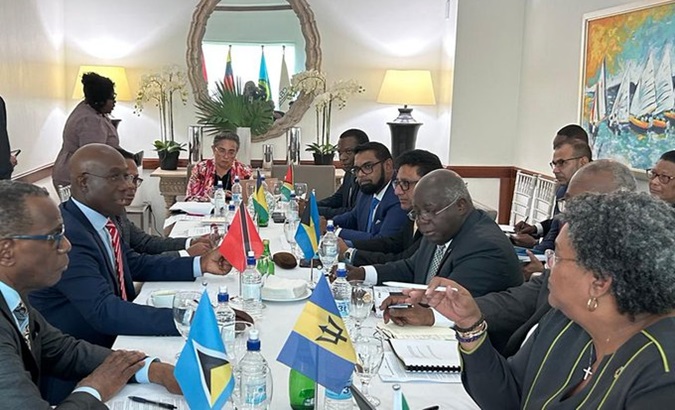 Heads of Government meeting in St. Vincent & the Grenadines, Dec. 14, 2023.