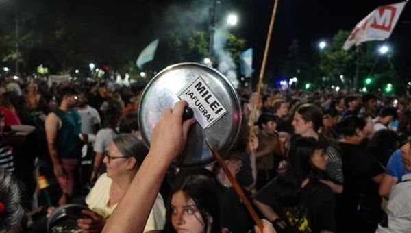 Protest in Buenos Aires, Argentina, Dec. 21, 2023.
