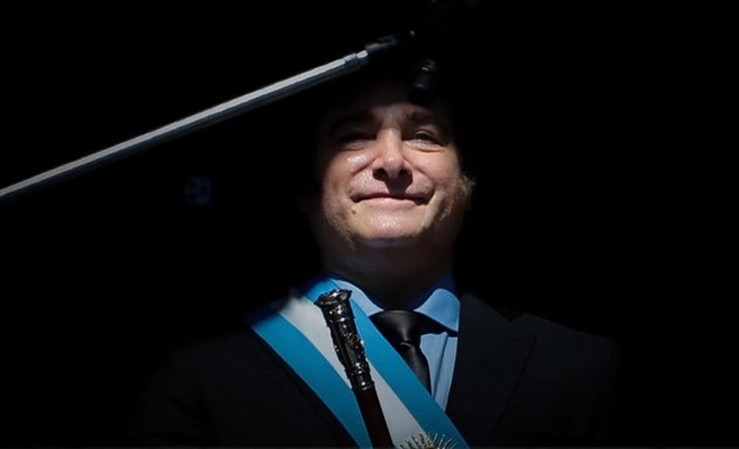 Argentine President Javier Milei, Dec. 2023.