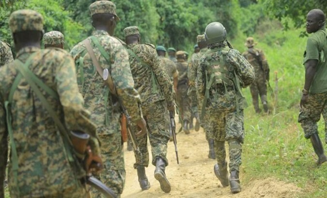 The army has kicked off the process of recruiting local defense units' personnel to reinforce security  the western district of Kamwenge. Dec. 28, 2023.