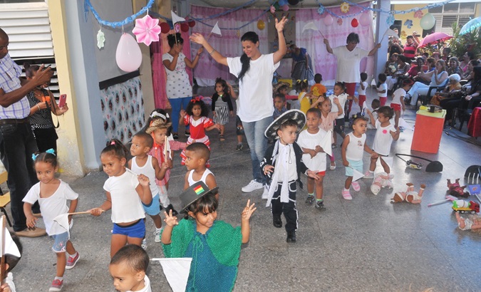 A public kindergarten in Cuba, 2022.