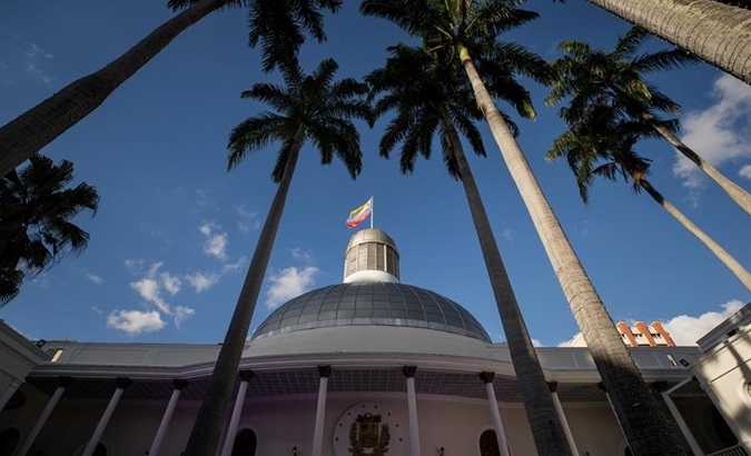 National Assembly in Caracas, Venezuela.