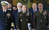 SOUTHCOM Commander Laura Richardson in Quito, Ecuador, Jan. 23, 2024.