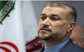 "No party can impose its will and political plans" on the Palestinian people, said Iranian Foreign Minister Hosein Amir Abdolahian. Feb. 1, 2024. 