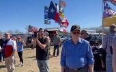 ‘Take Our Border Back’ convoy organizing in Quemado, Texas, U.S., Feb. 3, 2024.