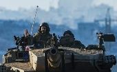 Israeli occupation forces on the border with Gaza, Feb. 4, 2024.