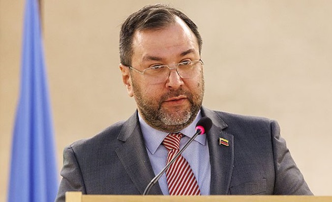 Venezuelan Foreign Affairs Minister Yvan Gil, Feb. 2024.