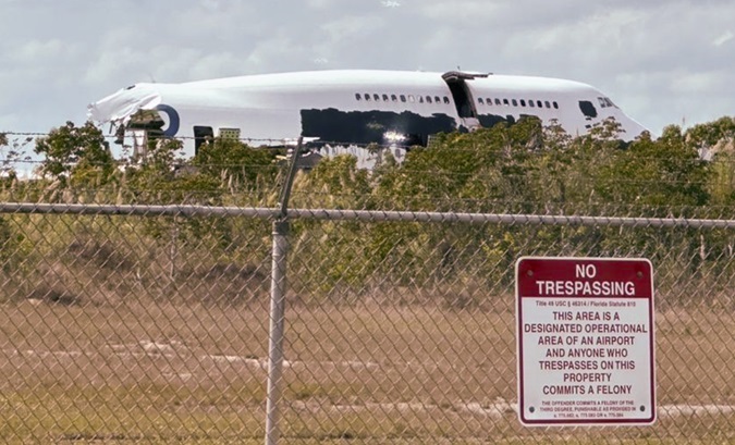 Hijacked plane already scrapped in US territory, Feb. 29, 2024