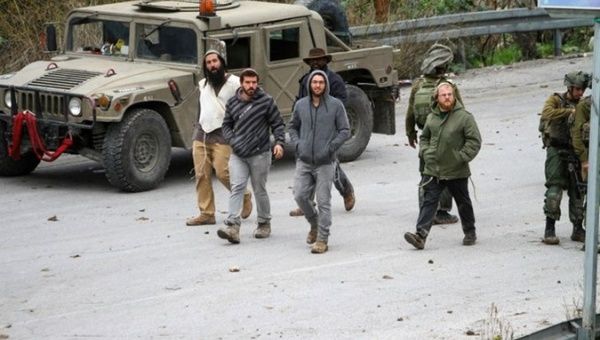 Israeli occupation forces and settlers in the West Bank, 2024.