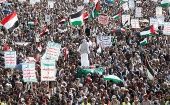 Manifestations in yemen, supporting Palestine, March 8, 2024 