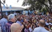 President Diaz-Canel speaking to the people of La Maya, March 21, 2024
