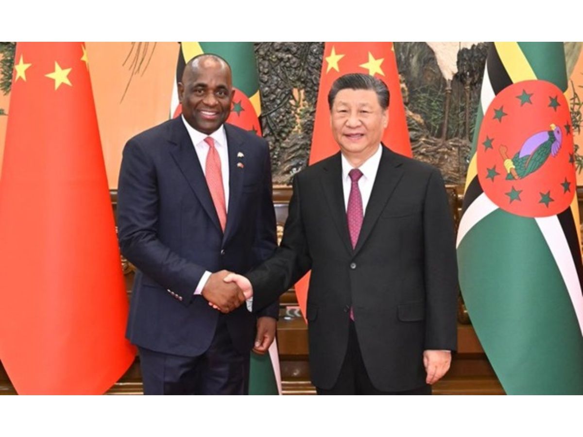 Dominica’s PM Roosevelt Skerrit Visits China